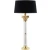 Elegancka lampa gabinetowa stołowa VERA z abażurem VER-LG-1(ZM/A)SZ-II - Kutek