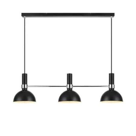 Lampa loft wisząca LARRY pendant 3L black/brass 106855 - Markslojd