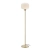 Lampa podłogowa SOBER Brushed Brass/White 108054 - Markslojd
