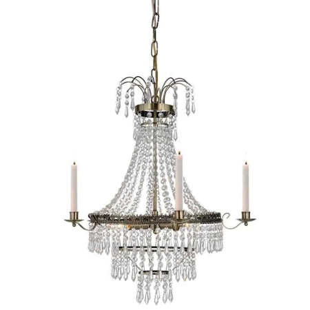 Żyrandol kryształ MARIELUND Antique/Mc 105157 - Markslojd