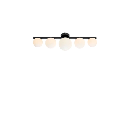 Lampa sufitowa PURO CEILING/WALL 5L BLACK/OPAL IP44 108348 - Markslojd