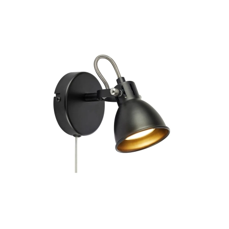 Kinkiet MION 1L Matt Black 108846 - Markslojd