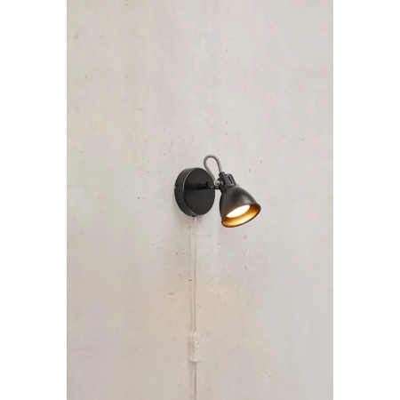 Kinkiet MION 1L Matt Black 108846 - Markslojd