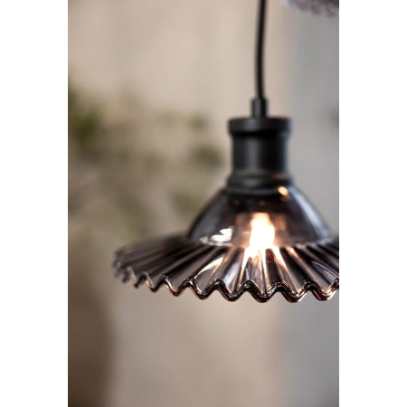 Lampa wisząca NOVIA 3L Black/Smoke 108853 - Markslojd