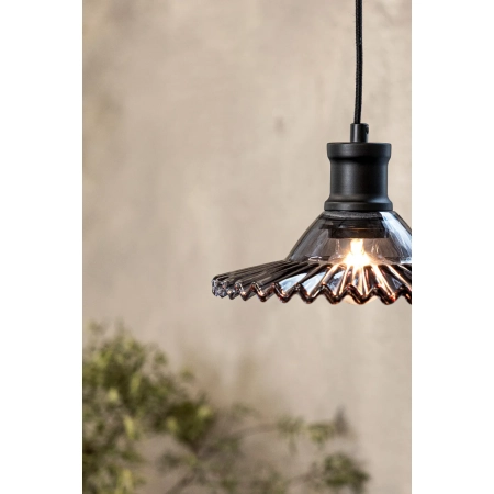 Lampa wisząca NOVIA 1L Black/Smoke 108854 - Markslojd