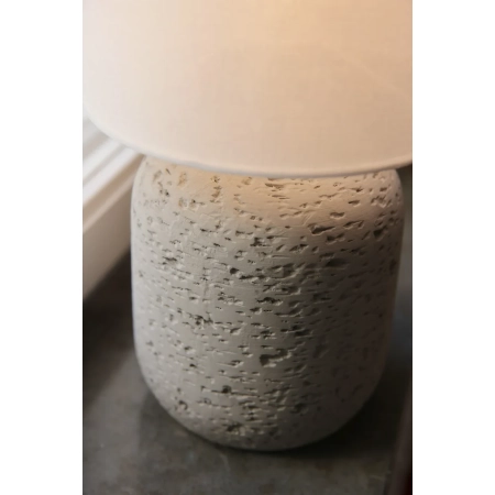 Lampa stołowa MONTAGNA 1L 32cm Grey/Offwhite 108861 - Markslojd