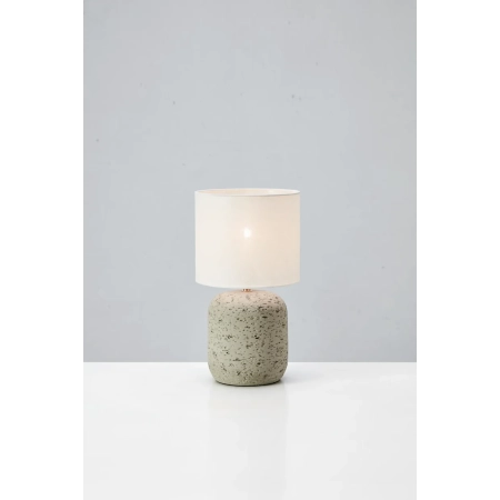 Lampa stołowa MONTAGNA 1L 32cm Grey/Offwhite 108861 - Markslojd