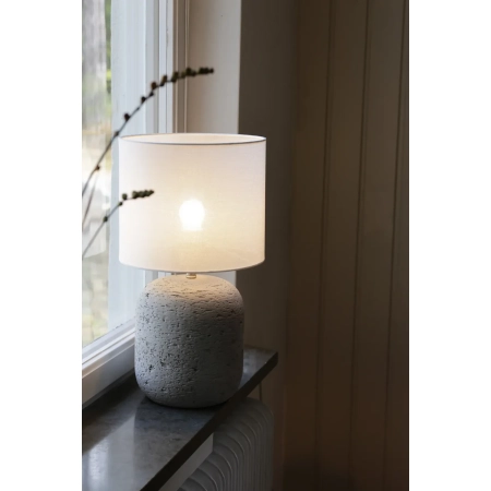 Lampa stołowa MONTAGNA 1L 45cm Grey/Offwhite 108862 - Markslojd