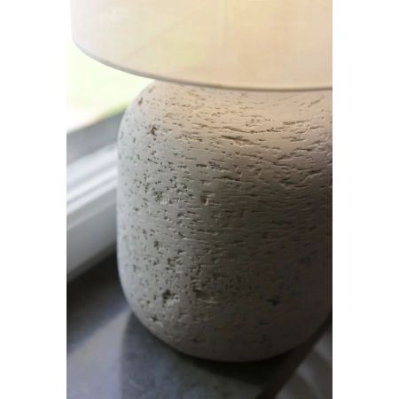 Lampa stołowa MONTAGNA 1L 45cm Grey/Offwhite 108862 - Markslojd
