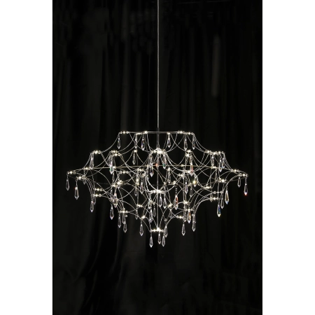 Żyrandol EFESOS 80cm Steel/Clear 108870 - Markslojd