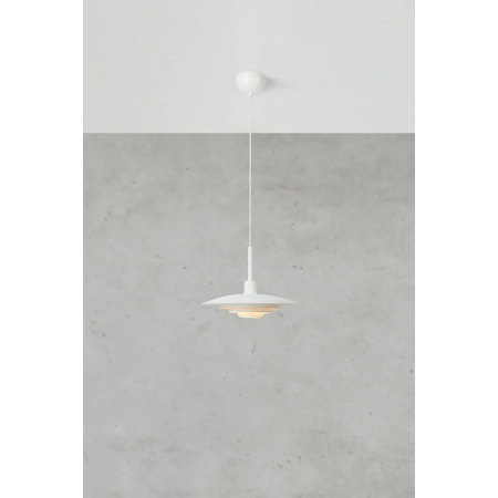 Lampa wisząca PINY 1L 35cm White 108874 - Markslojd