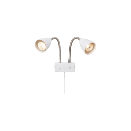 Kinkiet CIRO 2L White/Steel 108900 - Markslojd