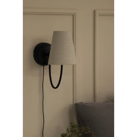 Kinkiet AMAR Beige/Black 108907 - Markslojd