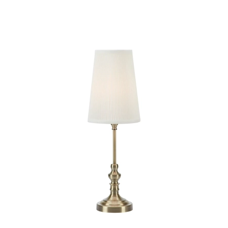Lampa stołowa NOBLE 1L 56cm Offwhite/Antique Brass 108969 - Markslojd