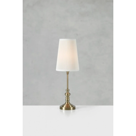 Lampa stołowa NOBLE 1L 56cm Offwhite/Antique Brass 108969 - Markslojd