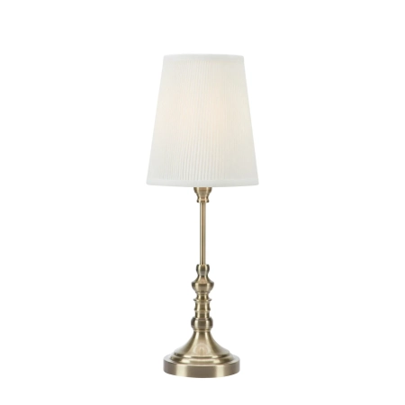 Lampa stołowa NOBLE 1L 66cm Offwhite/Antique Brass 108970 - Markslojd