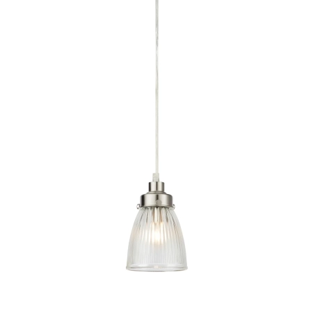 Lampa wisząca BELLIS 1L Clear/Satin Nickel 109009 - Markslojd