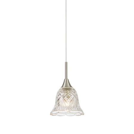 Lampa wisząca LUNA 1L Clear/Satin Nickel 109012 - Markslojd