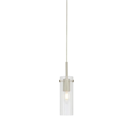 Lampa wisząca TIBIA 1L Clear/Satin Nickel 109013 - Markslojd
