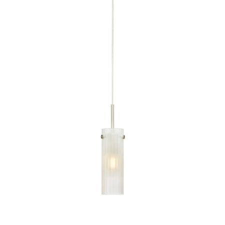 Lampa wisząca TIBIA 1L Frosted/Satin Nickel 109014 - Markslojd