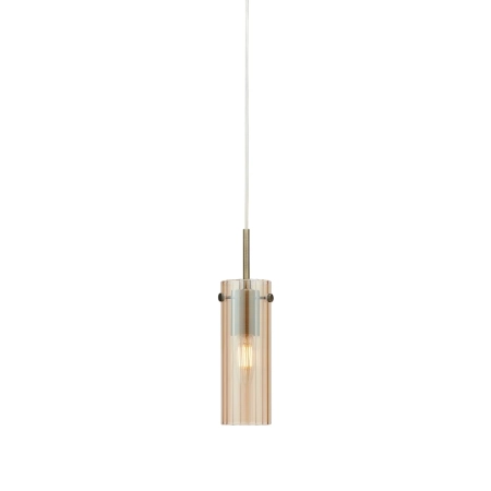 Lampa wisząca TIBIA 1L Amber/Antique Brass 109015 - Markslojd
