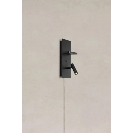 Kinkiet CARICA 1L LED Black 109018 - Markslojd