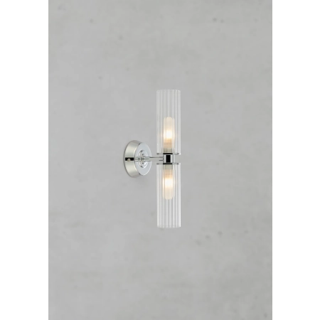 Kinkiet RIMINI 2L Clear/Chrome IP44 109027 - Markslojd