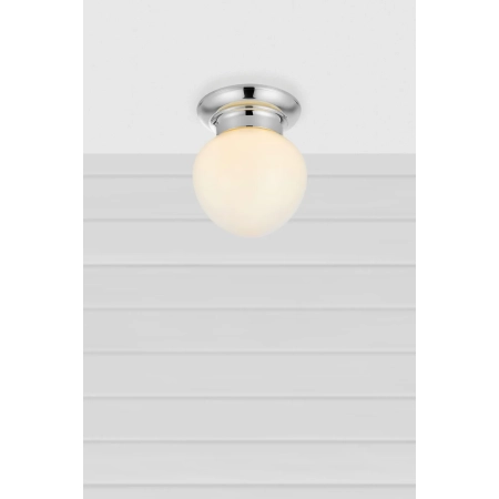 Lampa sufitowa RONDA 1L White/Chrome IP44 109029 - Markslojd