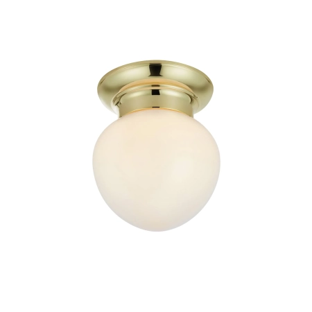 Lampa sufitowa RONDA 1L White/Brass IP44 109030 - Markslojd