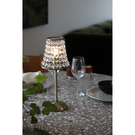 Lampa przenośna LIORA Antique Brass/Clear B/O 109125 - Markslojd