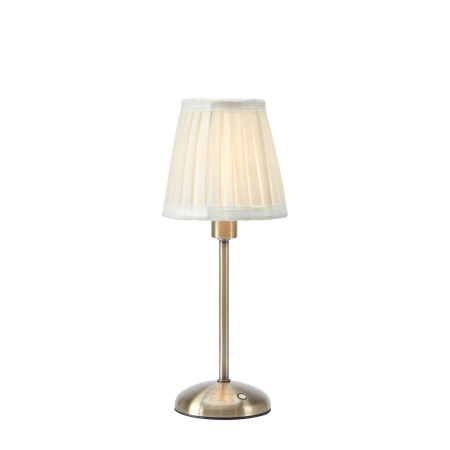 Lampa przenośna ANNO Antique Brass/Offwhite B/O 109126 - Markslojd