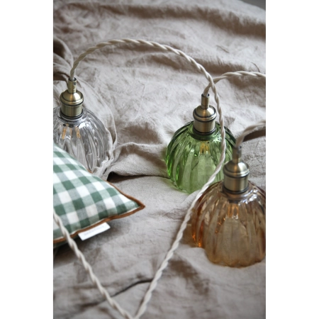 Lampa wisząca GOTA 1L Antique Brass/ Clear 109136 - Markslojd