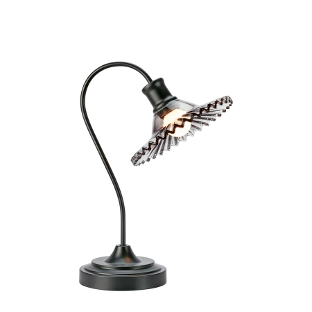 Lampa stołowa NOVIA 1L Smoke/Black 109151 - Markslojd
