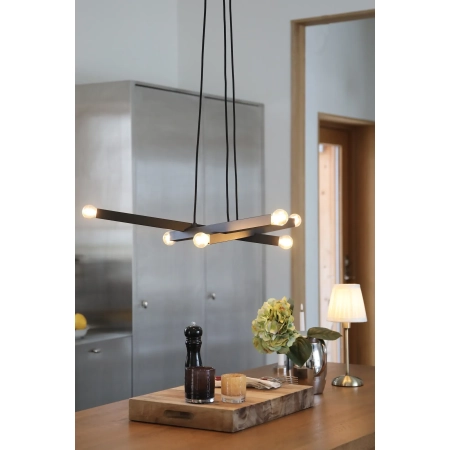 Lampa wisząca STACK 6L Black 109155 - Markslojd