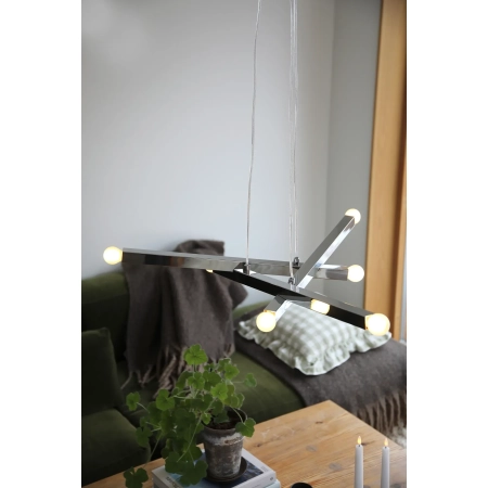 Lampa wisząca STACK 6L Chrome 109156 - Markslojd