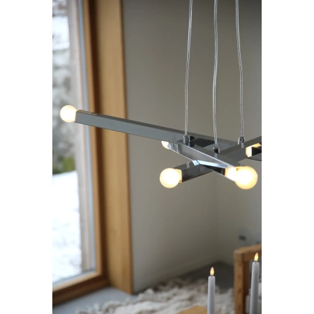 Lampa wisząca STACK 6L Chrome 109156 - Markslojd