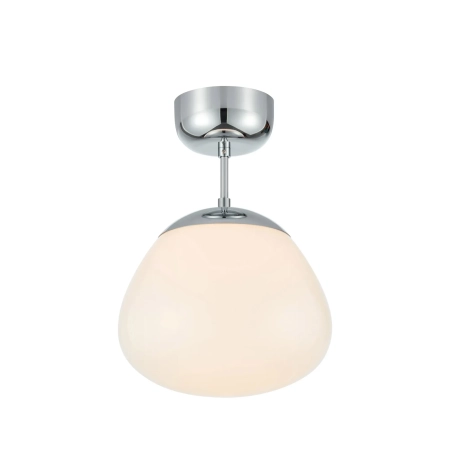 Plafon RISE 1L White/Chrome 109166 - Markslojd