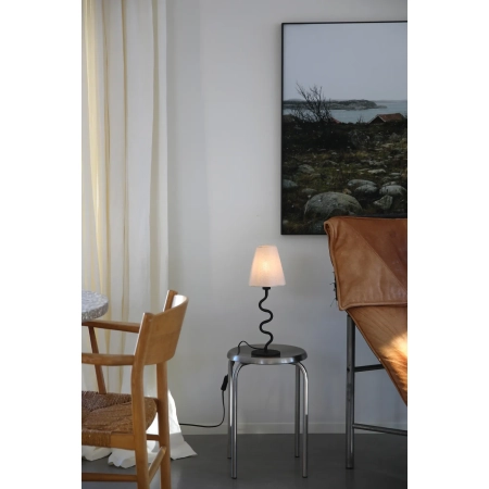 Lampa stołowa VEYA 1L Black/Beige 109171 - Markslojd