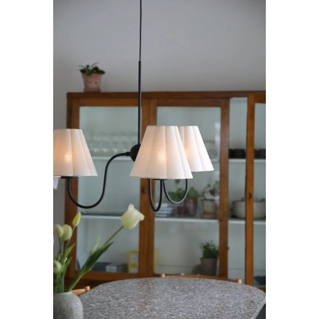 Lampa wisząca VEYA 3L Black/Beige 109172 - Markslojd