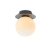 Lampa sufitowa MINI CEILING/WALL 1L BLACK/WHITE IP44 108344 - Markslojd
