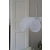 Lampa wisząca STYRKA 1L 75cm Satin Nickel/White  108818 - Markslojd