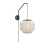 Kinkiet ASUKA 1L Beige/Black 108957 - Markslojd