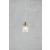 Lampa wisząca BELLIS 1L Clear/Antique Brass 109010 - Markslojd