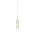 Lampa wisząca TIBIA 1L Frosted/Satin Nickel 109014 - Markslojd
