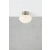 Lampa sufitowa MALAGA 1L White/Satin Nickel 109025 - Markslojd