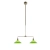 Lampa wisząca VELA 2L Antique Brass/ Green 109161 - Markslojd