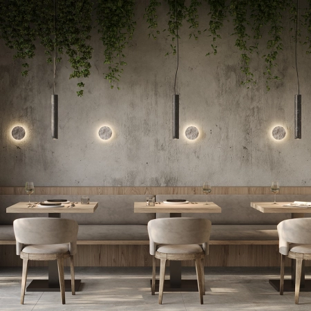 Lampa wisząca Basic Texture MOD461PL-L5BK - Maytoni