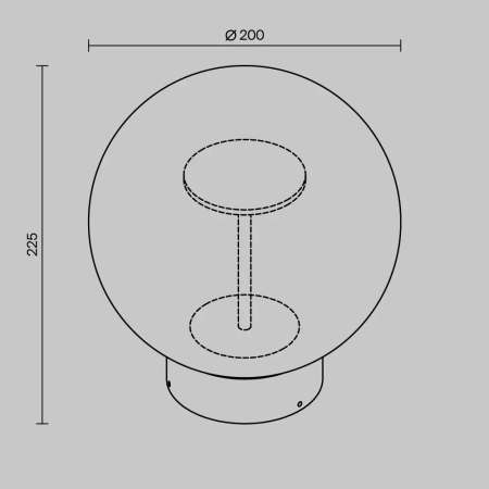 Lampa ścienna (Kinkiet) Velora O139WL-L8BRK - Maytoni