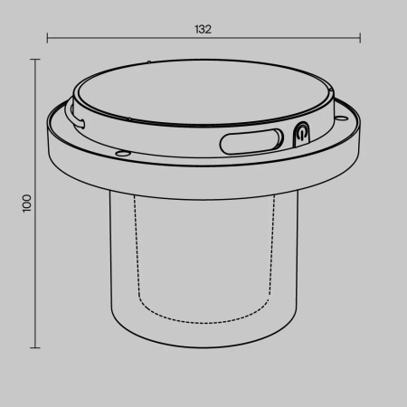Lampa stołowa Lantra O146TL-L2B2K - Maytoni