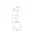 Lampa wisząca Basic form MOD321PL-01W - Maytoni